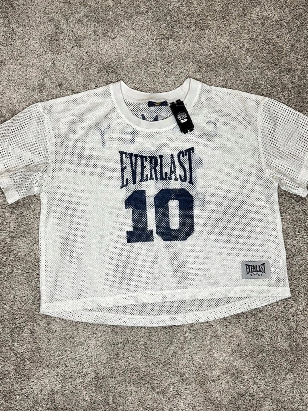 Everlast Short Sleeve Mesh Tee NWT in White
